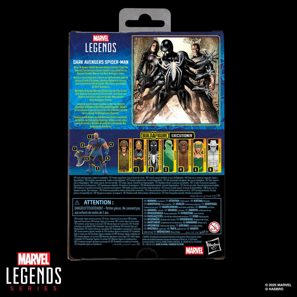 Marvel Legends Actionfigur Dark Avengers Spider-Man (BAF: Executioner) 15 cm – Bild 4