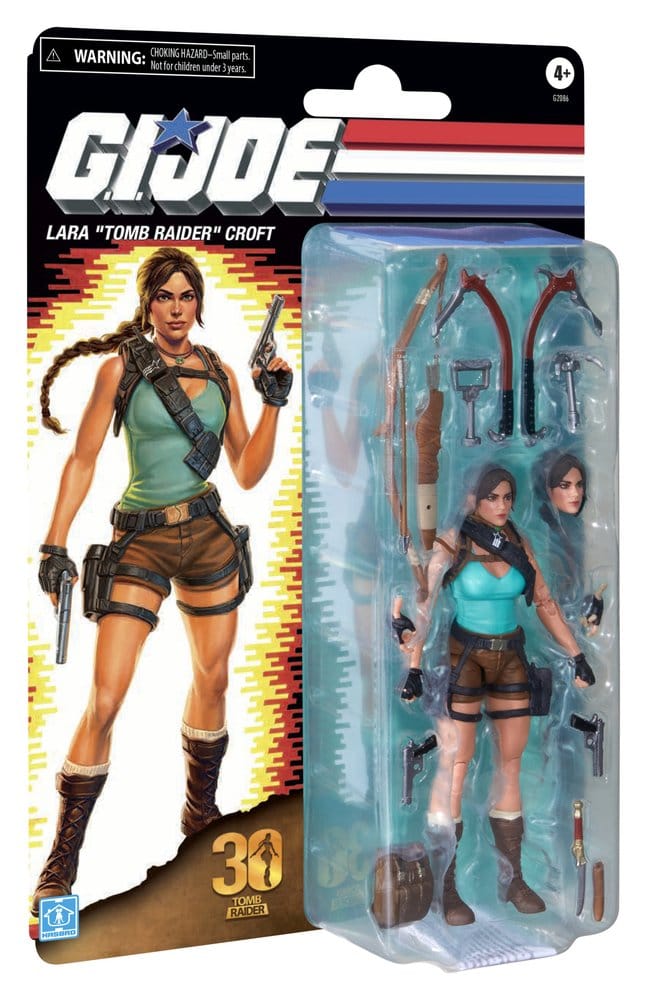 G.I. Joe Classified Series Retro Cardback Collaborative Actionfigur Lara "Tomb Raider" Croft 15 cm – Bild 5