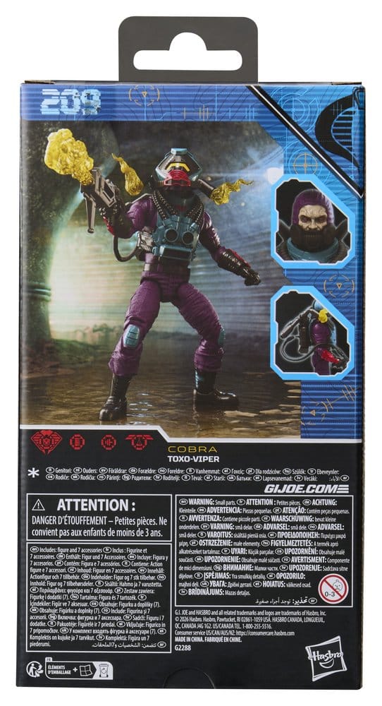 G.I. Joe Classified Series Actionfigur #209 Toxo-Viper 15 cm – Bild 2