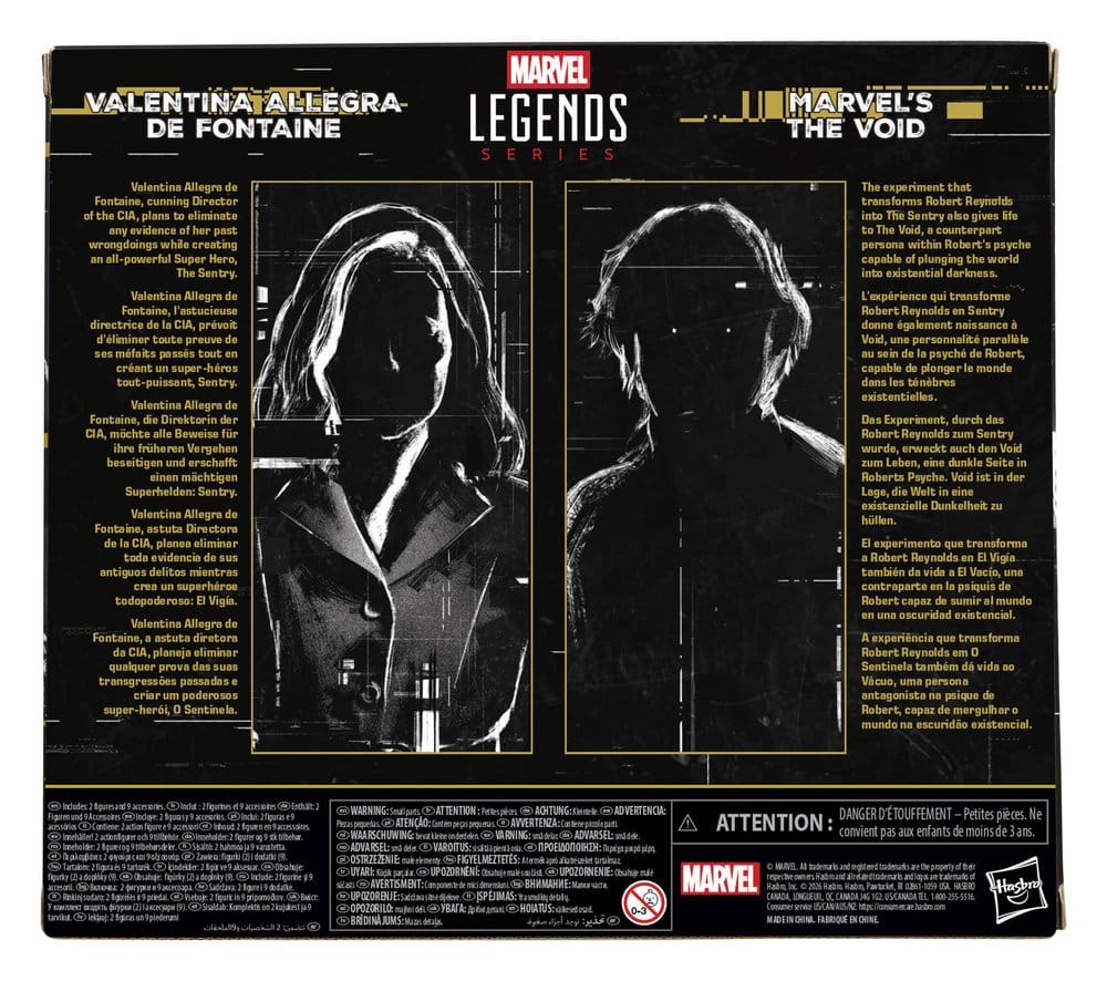 Thunderbolts Marvel Legends Actionfiguren 2er-Pack Valentina Allegra de Fontaine & Marvel's The Void 15 cm – Bild 2