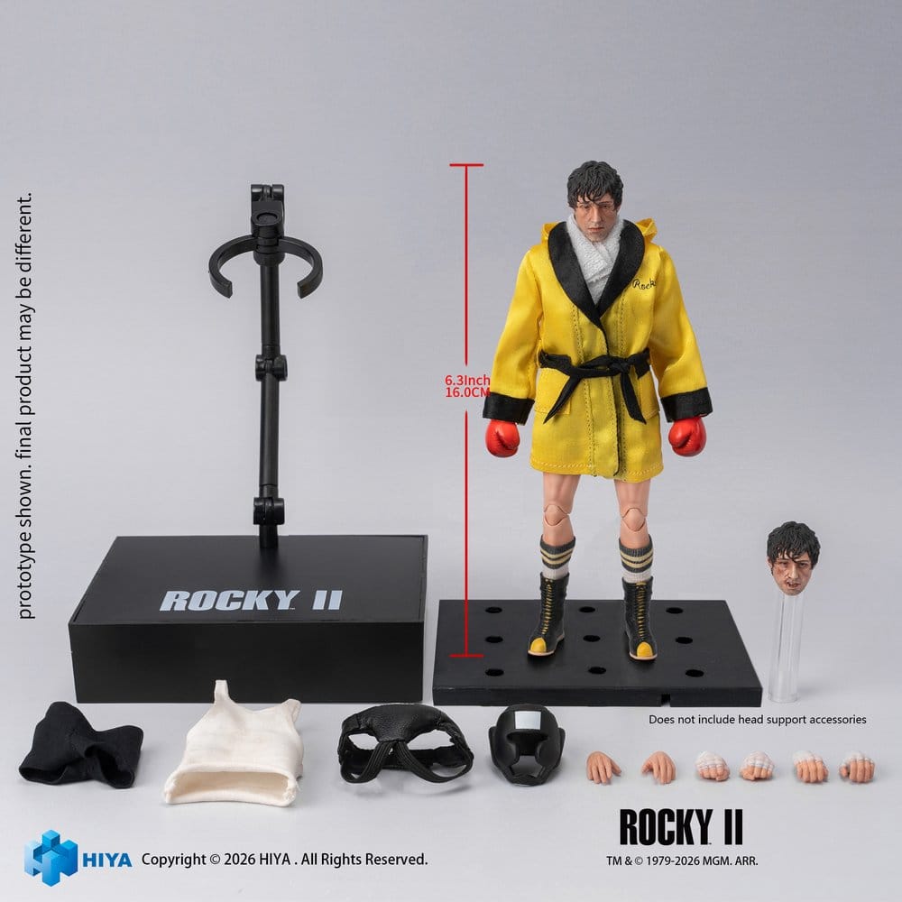 Rocky II Exquisite Super Actionfigur 1/12 Rocky Boxer Version 16 cm – Bild 4