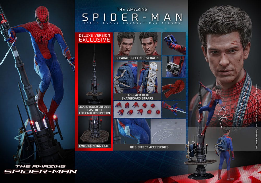 The Amazing Spider-Man Movie Masterpiece Actionfigur 1/6 Spider-Man (Deluxe Version) 30 cm – Bild 22