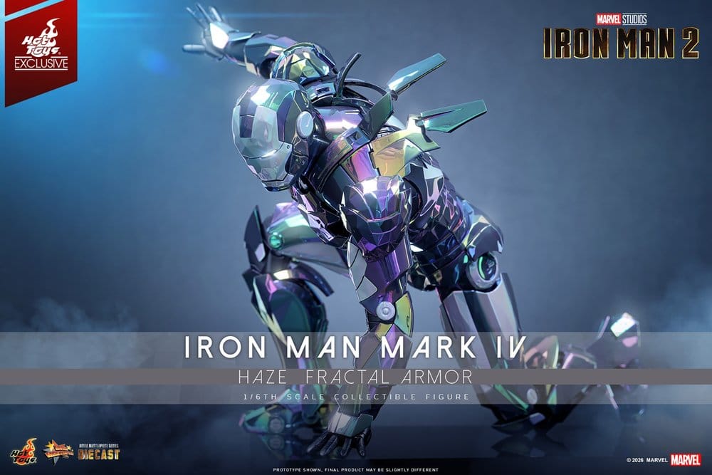 Iron Man 2 Actionfigur 1/6 Iron Man Mark IV (Haze Fractal Armor) 33 cm – Bild 2