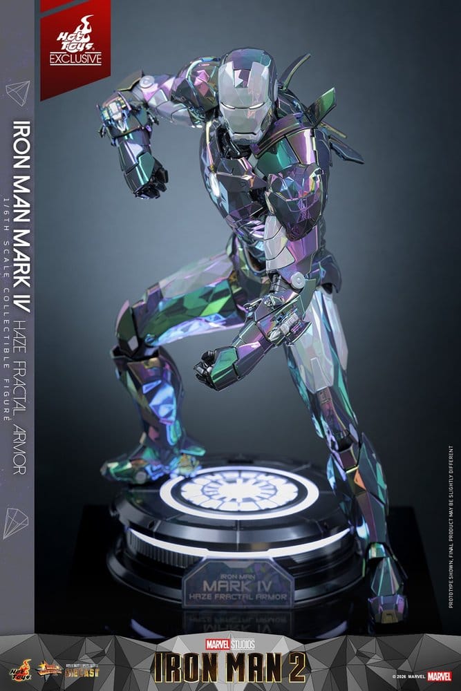 Iron Man 2 Actionfigur 1/6 Iron Man Mark IV (Haze Fractal Armor) 33 cm – Bild 3