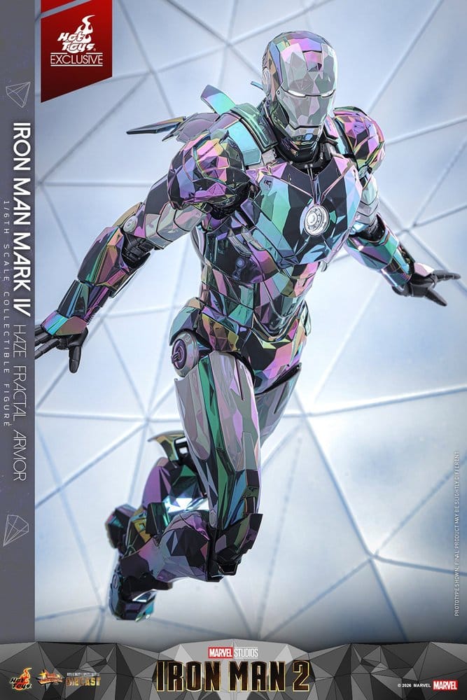 Iron Man 2 Actionfigur 1/6 Iron Man Mark IV (Haze Fractal Armor) 33 cm – Bild 4