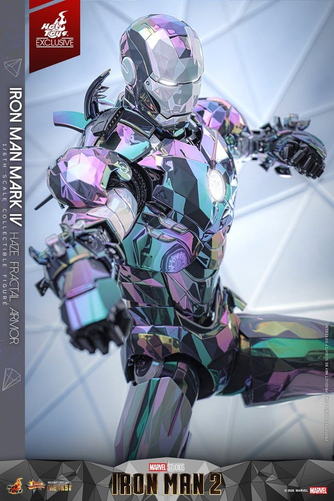 Iron Man 2 Actionfigur 1/6 Iron Man Mark IV (Haze Fractal Armor) 33 cm – Bild 6