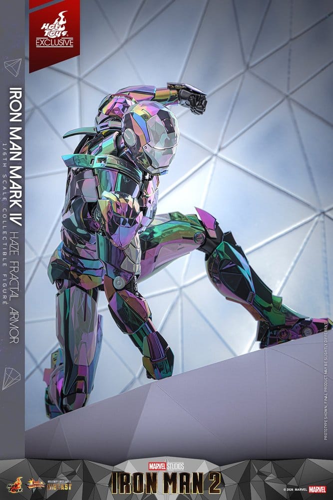 Iron Man 2 Actionfigur 1/6 Iron Man Mark IV (Haze Fractal Armor) 33 cm – Bild 8