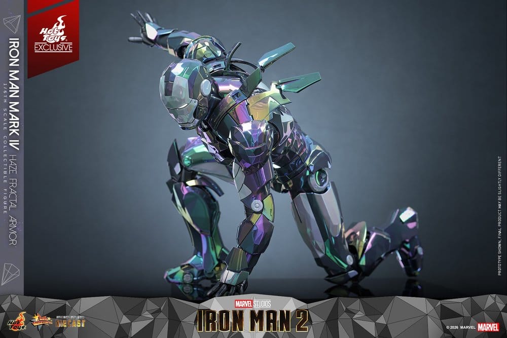 Iron Man 2 Actionfigur 1/6 Iron Man Mark IV (Haze Fractal Armor) 33 cm – Bild 9