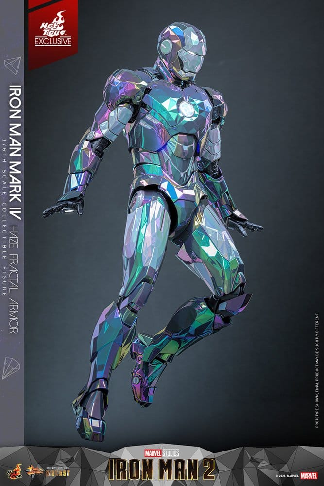 Iron Man 2 Actionfigur 1/6 Iron Man Mark IV (Haze Fractal Armor) 33 cm – Bild 10