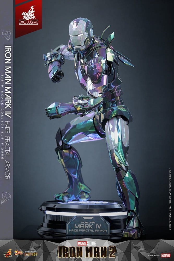 Iron Man 2 Actionfigur 1/6 Iron Man Mark IV (Haze Fractal Armor) 33 cm – Bild 12