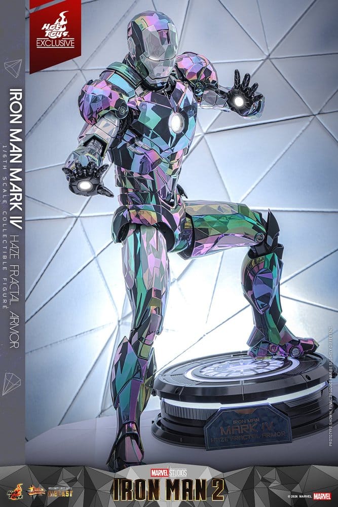 Iron Man 2 Actionfigur 1/6 Iron Man Mark IV (Haze Fractal Armor) 33 cm – Bild 13