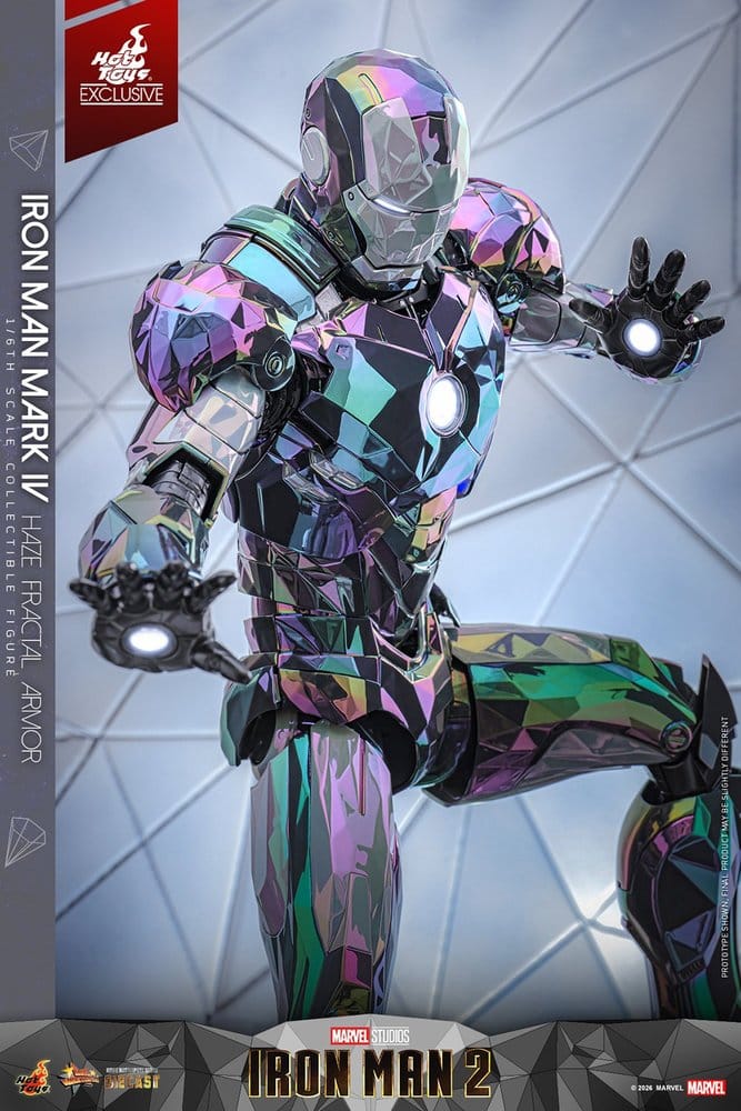 Iron Man 2 Actionfigur 1/6 Iron Man Mark IV (Haze Fractal Armor) 33 cm – Bild 14