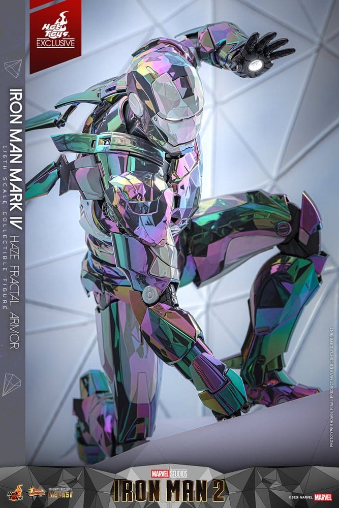 Iron Man 2 Actionfigur 1/6 Iron Man Mark IV (Haze Fractal Armor) 33 cm – Bild 15