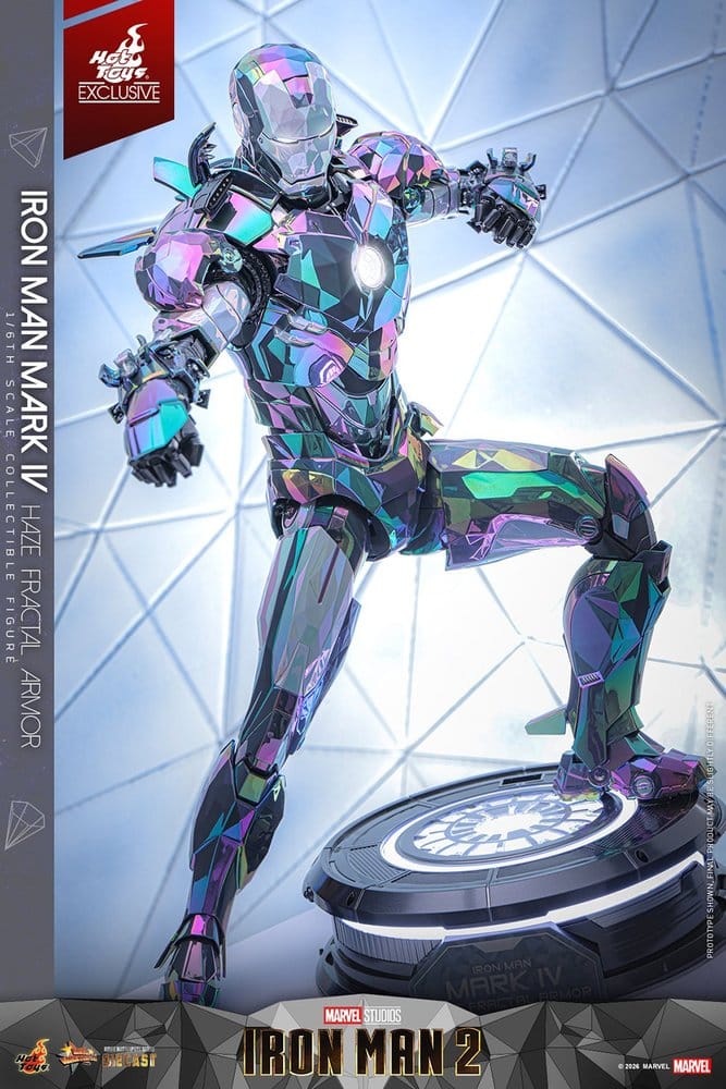 Iron Man 2 Actionfigur 1/6 Iron Man Mark IV (Haze Fractal Armor) 33 cm – Bild 16