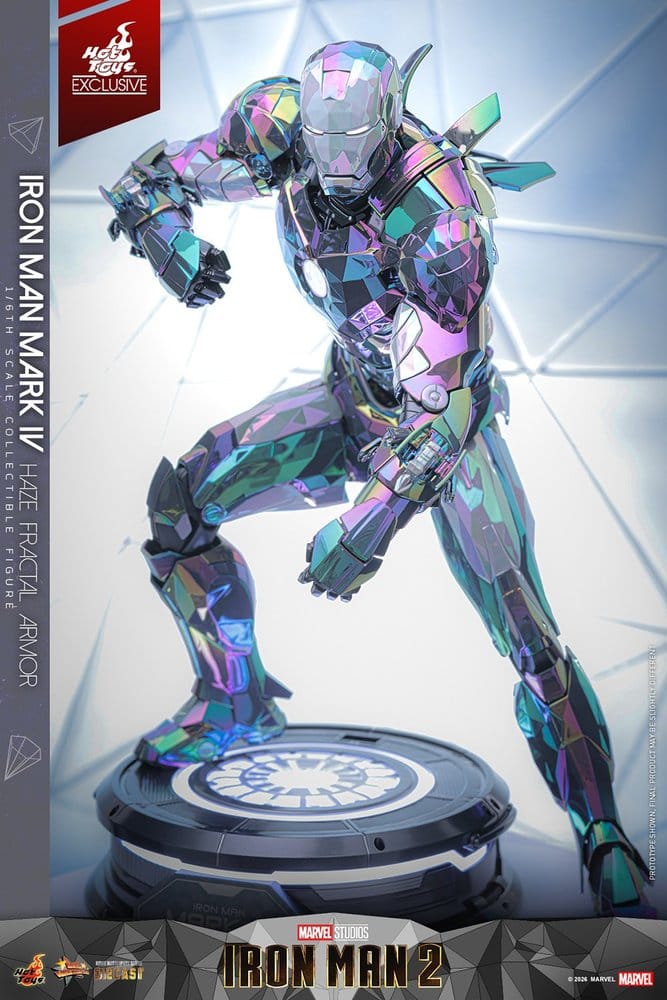 Iron Man 2 Actionfigur 1/6 Iron Man Mark IV (Haze Fractal Armor) 33 cm – Bild 19