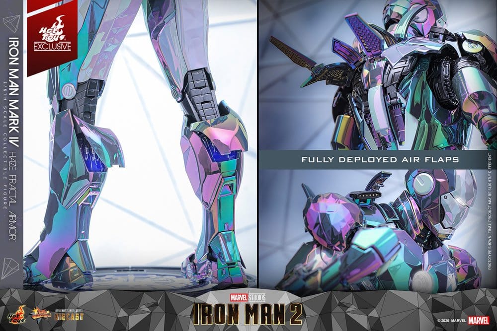 Iron Man 2 Actionfigur 1/6 Iron Man Mark IV (Haze Fractal Armor) 33 cm – Bild 21