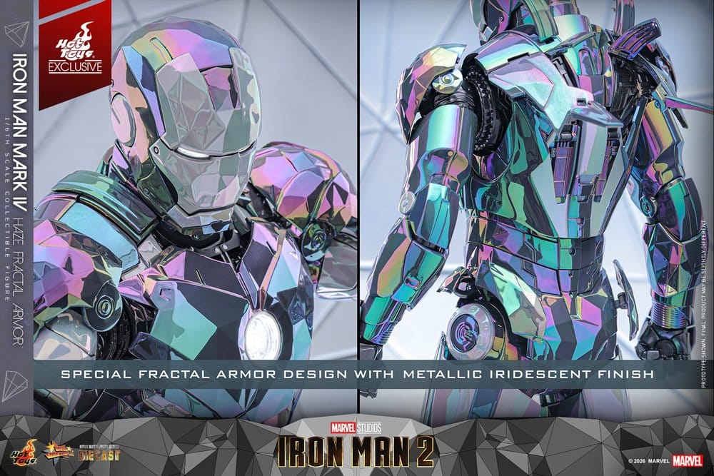 Iron Man 2 Actionfigur 1/6 Iron Man Mark IV (Haze Fractal Armor) 33 cm – Bild 22