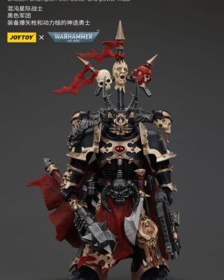 Warhammer 40k Actionfigur Chaos Space Marines Black Legion Chosen Champion with bolter and power maul 20 cm