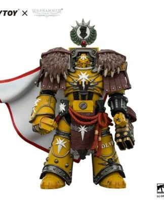 Warhammer Actionfigur Imperial Fists Lord Castellan Evander Garrius, The Tyrant of Cthonia 14 cm