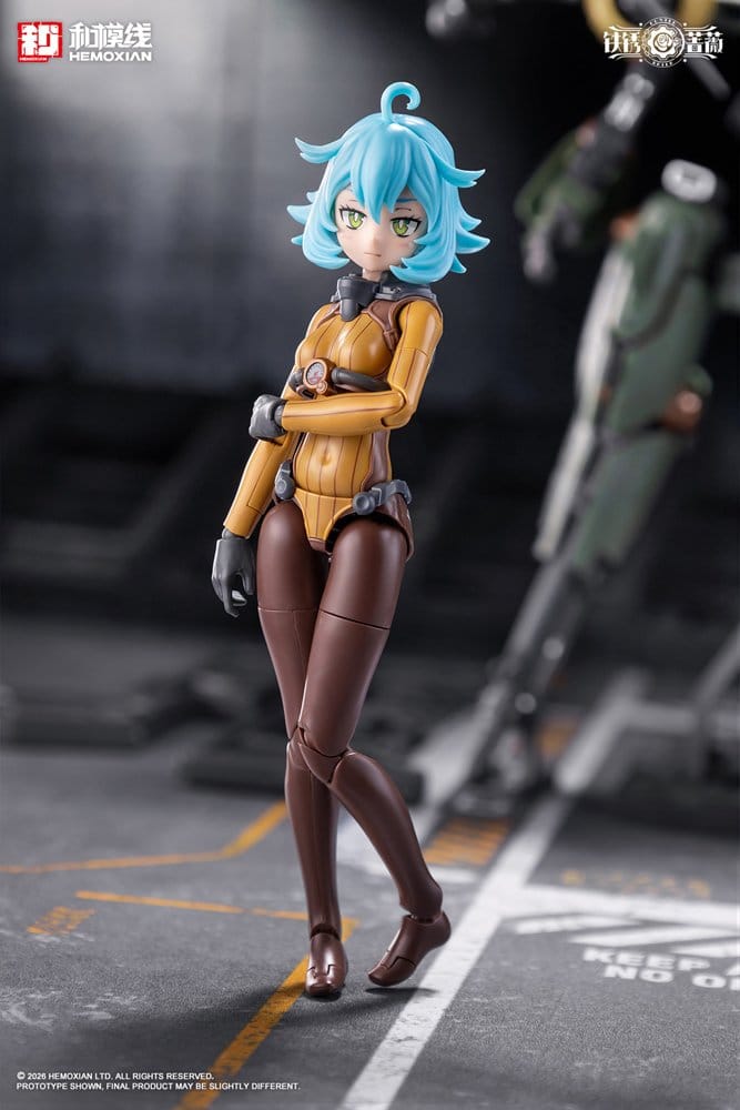Rusted Brier Plastic Model Kit 1/12 Rhande Koskinen & RTP-10A cutting edge V-HS Tactical Fighter 20 cm – Bild 4