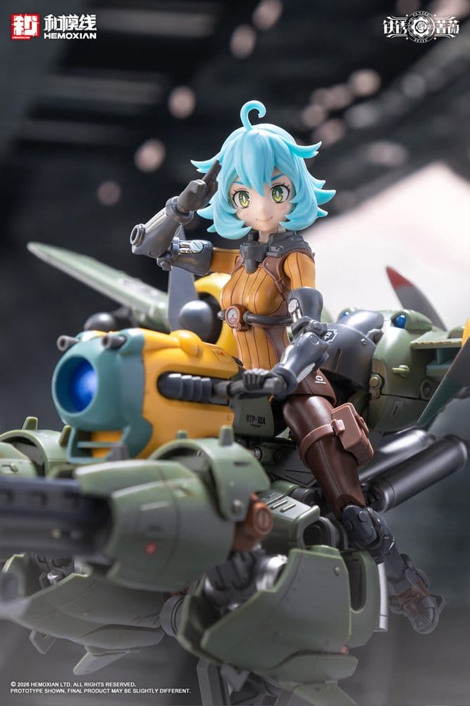 Rusted Brier Plastic Model Kit 1/12 Rhande Koskinen & RTP-10A cutting edge V-HS Tactical Fighter 20 cm – Bild 6