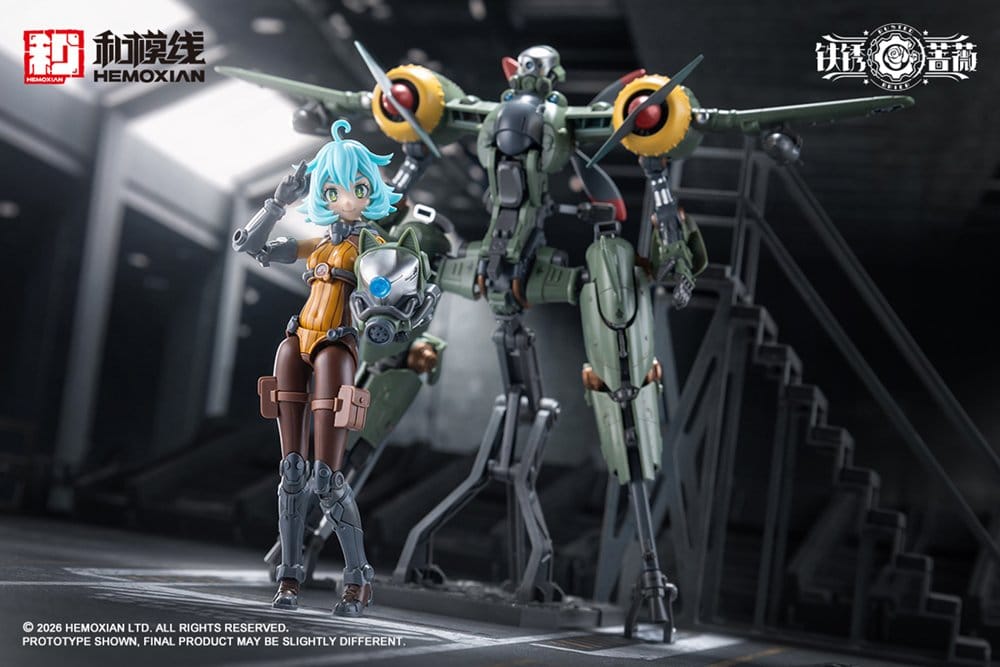 Rusted Brier Plastic Model Kit 1/12 Rhande Koskinen & RTP-10A cutting edge V-HS Tactical Fighter 20 cm – Bild 7