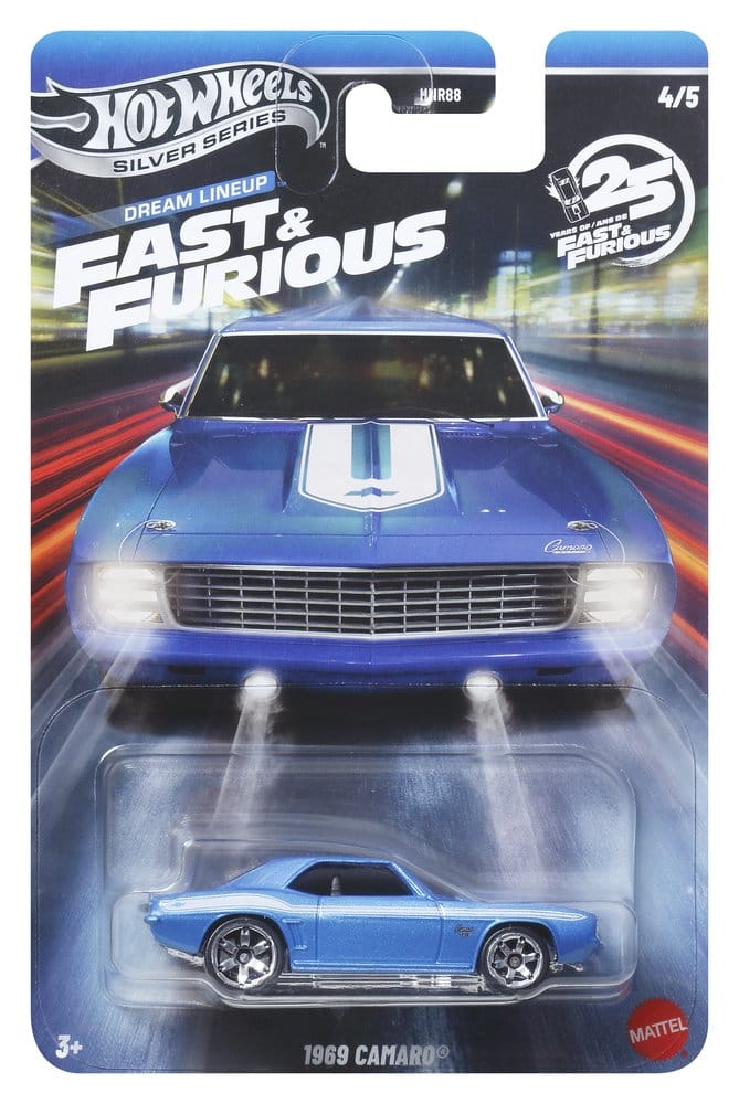 Fast & Furious Hot Wheels Silver Series Die-Cast Fahrzeuge 1/64 979N Sortiment (24) – Bild 13