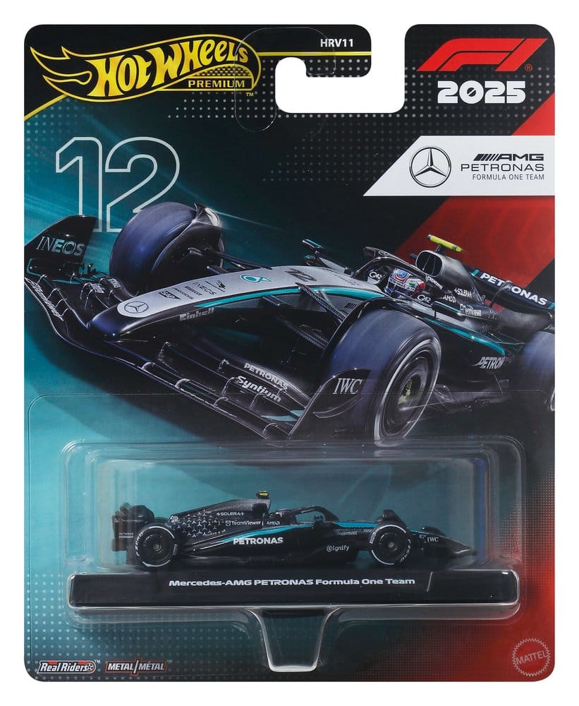 Formel 1 Hot Wheels Premium Die-Cast Fahrzeug 1/64 Team Mercedes Benz: Driver 2 – Bild 2