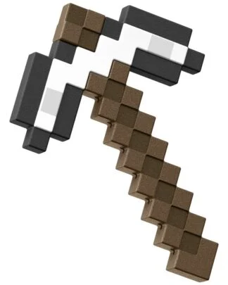 Minecraft Roleplay-Replik Iron Pickaxe 35 cm