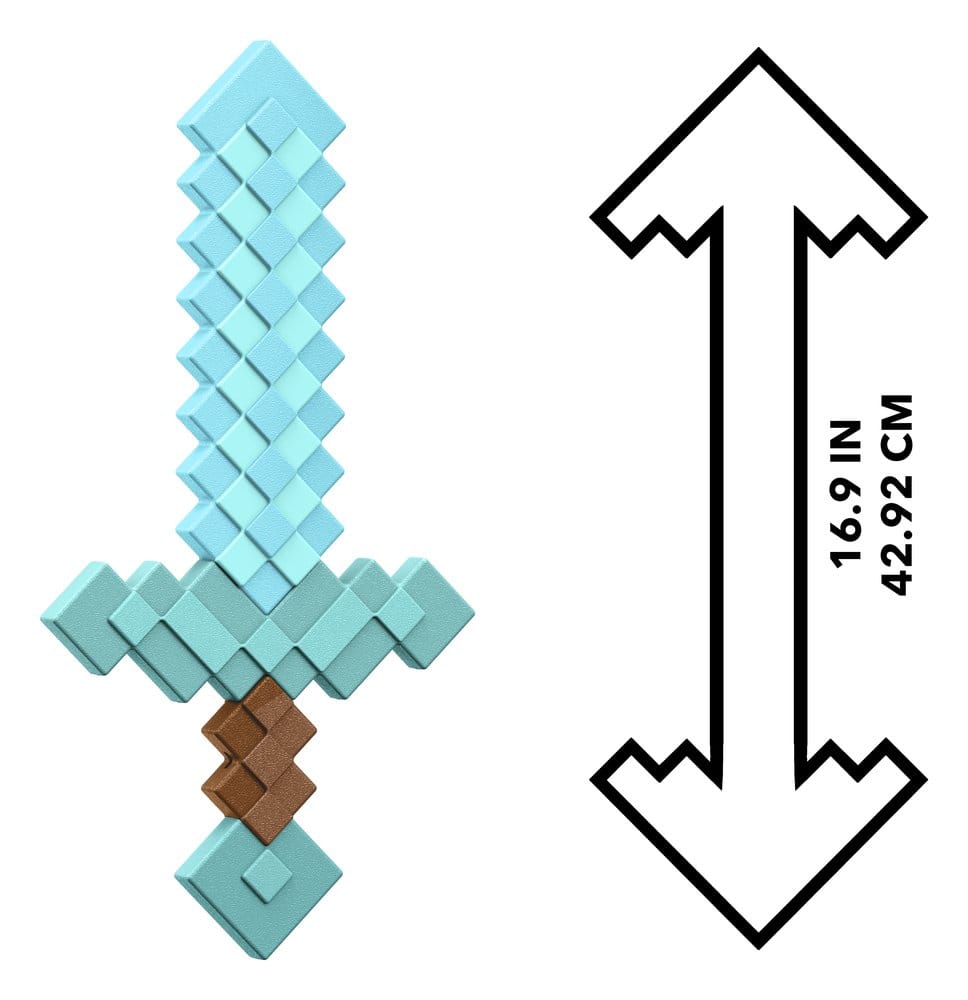 Minecraft Roleplay-Replik Diamond Sword 43 cm – Bild 3