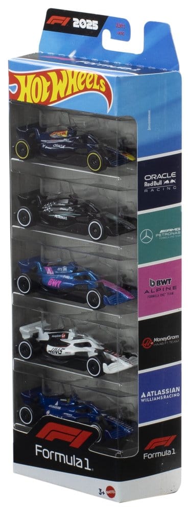 Formel 1 Hot Wheels Die-Cast Fahrzeuge 5er-Pack 1:64 2025 – Bild 17