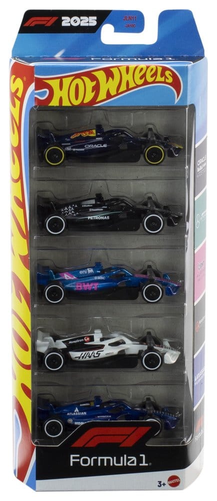 Formel 1 Hot Wheels Die-Cast Fahrzeuge 5er-Pack 1:64 2025 – Bild 19
