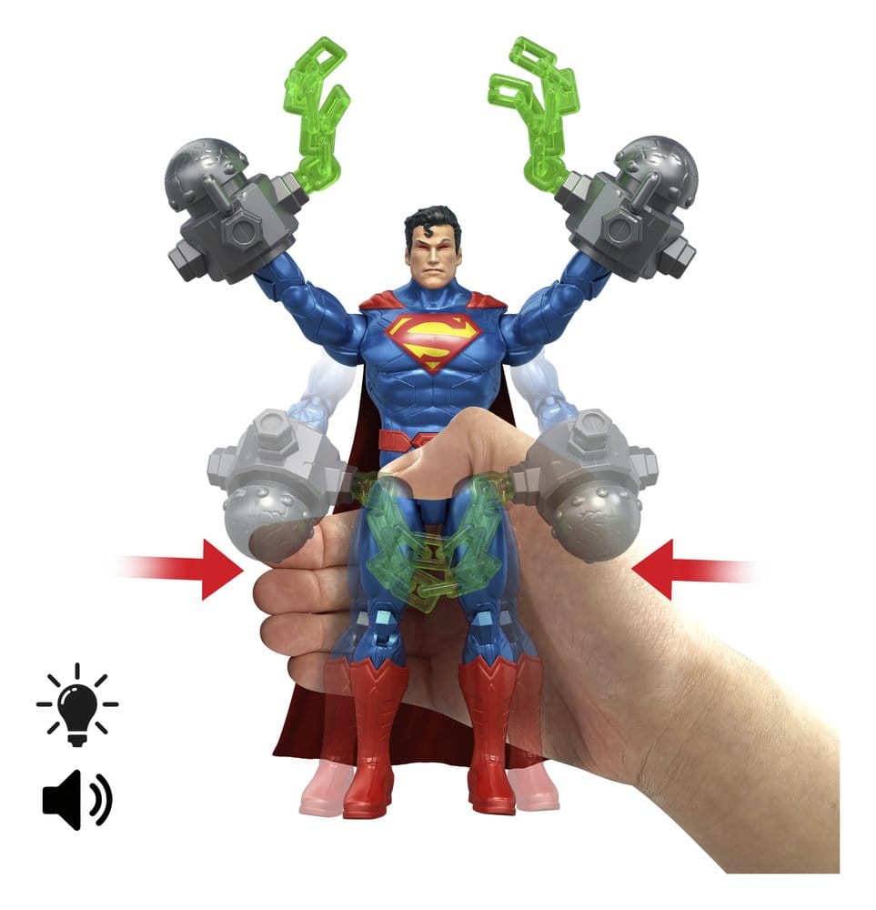 DC Premier Actionfigur mit Sound & Licht Heat Vision Superman 16 cm – Bild 5