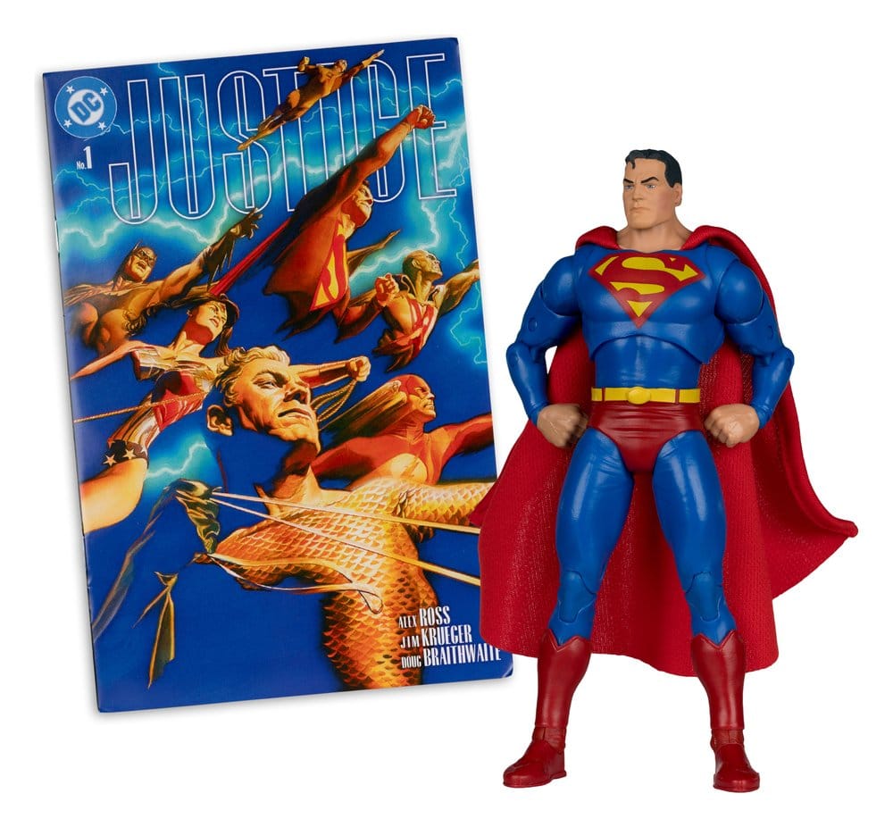 DC Direct Page Punchers Actionfigur Superman (Justice #1) (Red Platinum Edition) 19 cm – Bild 2
