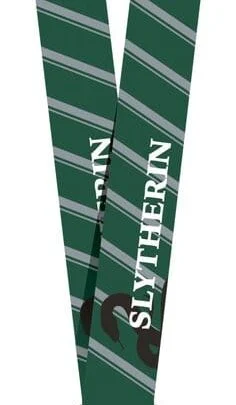 Harry Potter Luxus-Schlüsselband mit Kartenhalter Slytherin