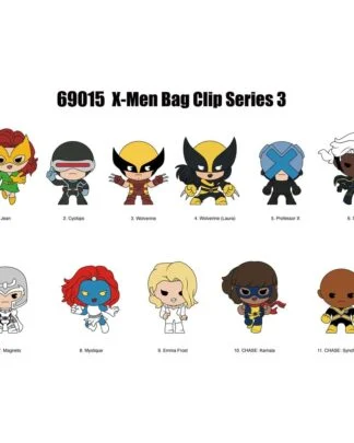 Marvel 3D PVC-Taschenanhänger X-men Classic Serie 3 Display (24)