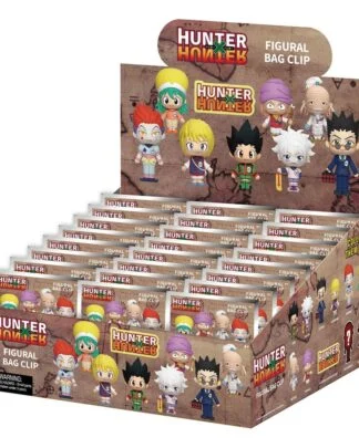 Hunter x Hunter 3D PVC-Taschenanhänger Serie 1 Display (24)