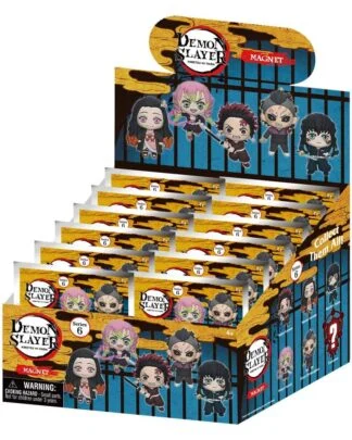 Demon Slayer 3D Schaumstoff Magnete Serie 6 Blind Bag Display (12)
