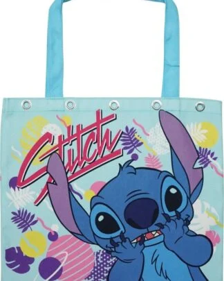 Stitch Tragetasche blau
