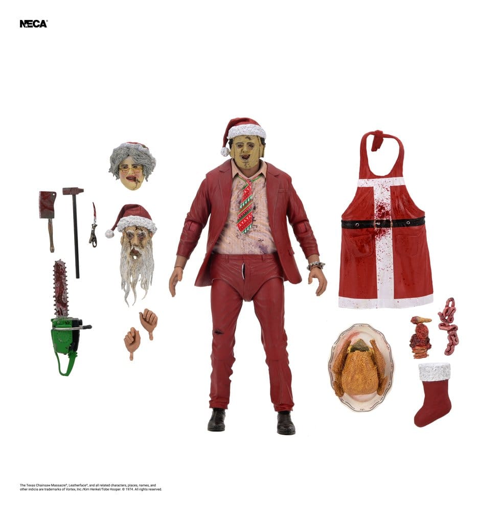 Texas Chainsaw Massacre Ultimate Actionfigur Santa Leatherface 18 cm – Bild 2