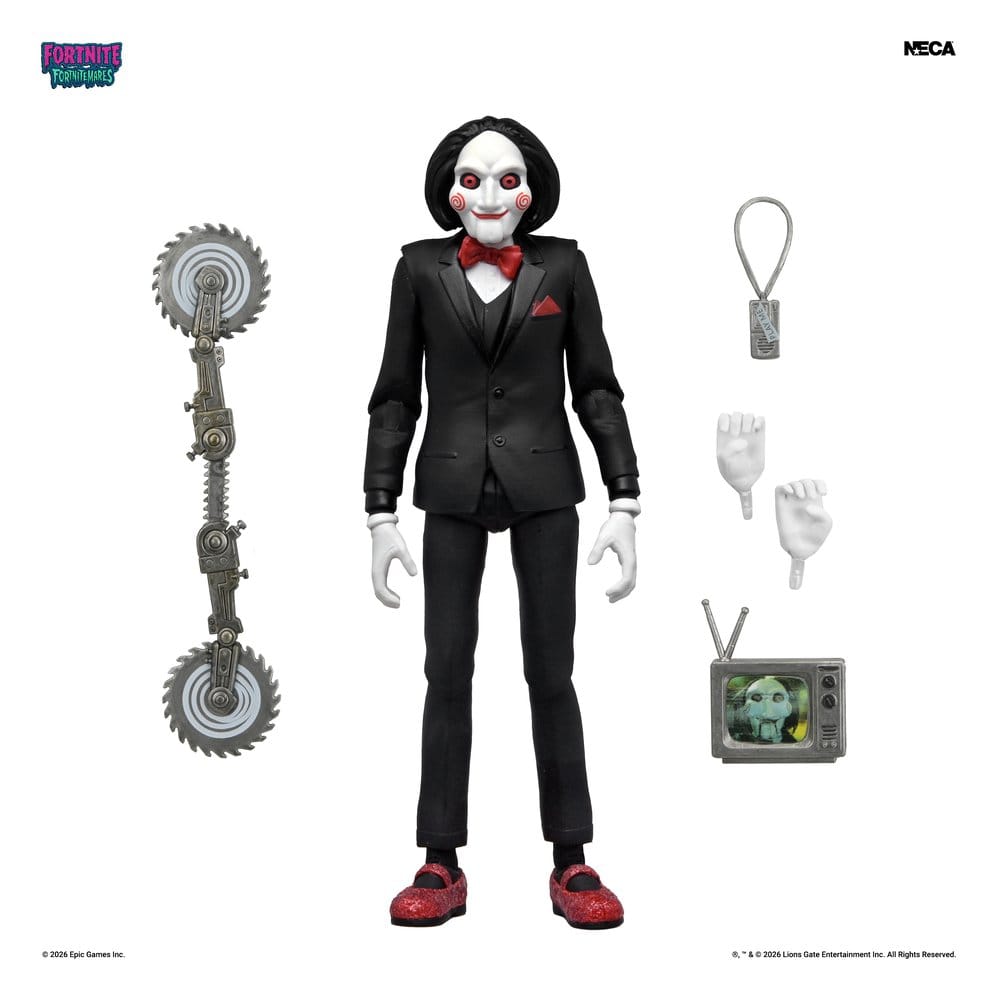 Fortnite/SAW Fortnitemares Actionfigur Billy the Puppet 18 cm – Bild 4