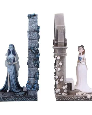 Corpse Bride Emily und Victorial Buchstützen 19 cm