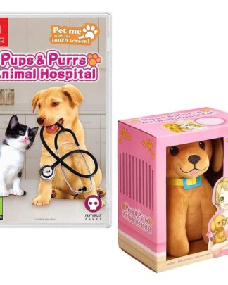 Pups & Purrs Animal Hospital Videospiel mit Plüschfigur Hund