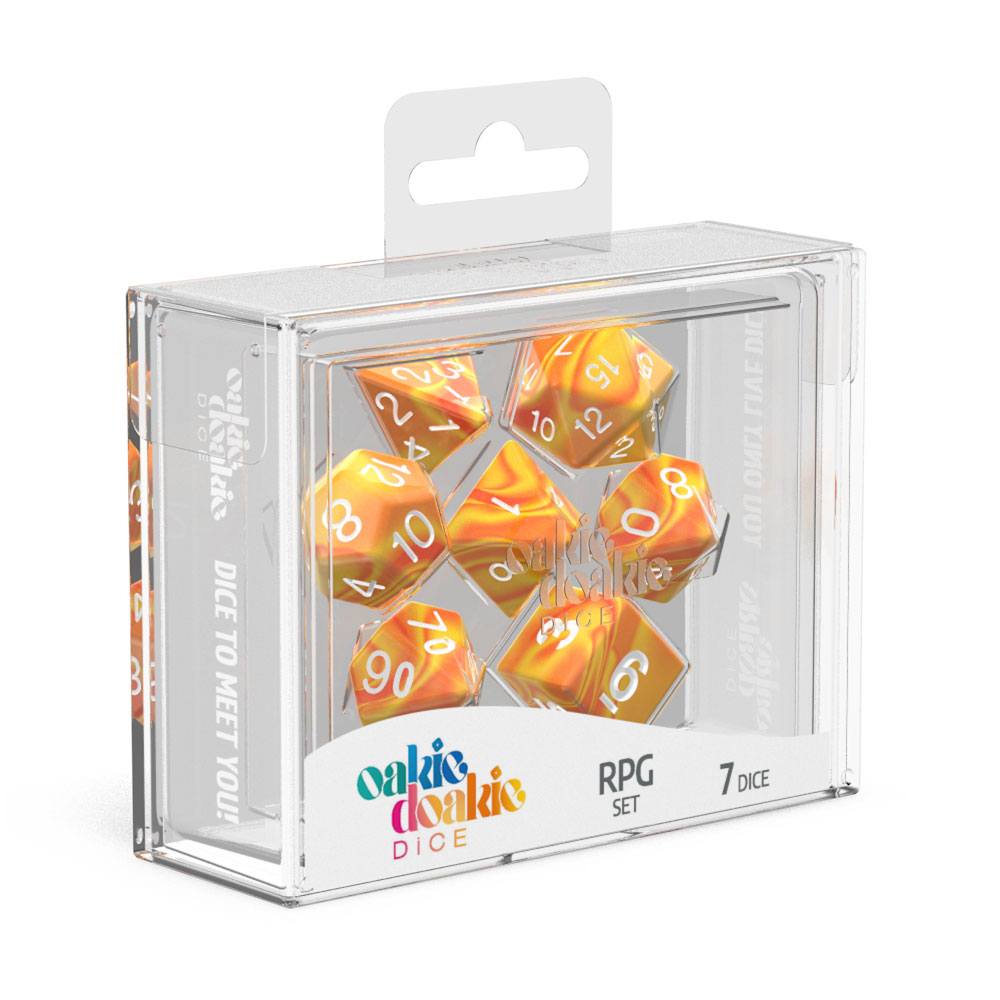 Oakie Doakie Dice Würfel RPG-Set Gemidice - Sunstone (7) – Bild 2