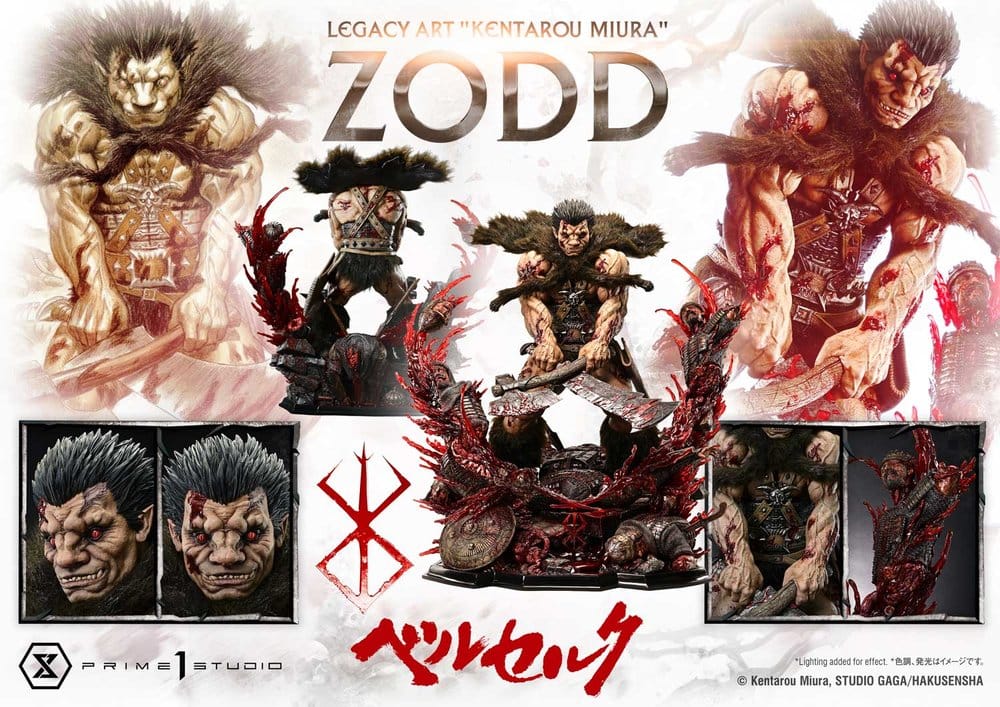 Berserk Legacy Art "Kentarou Miura" Statue 1/4 Zodd 88 cm – Bild 5