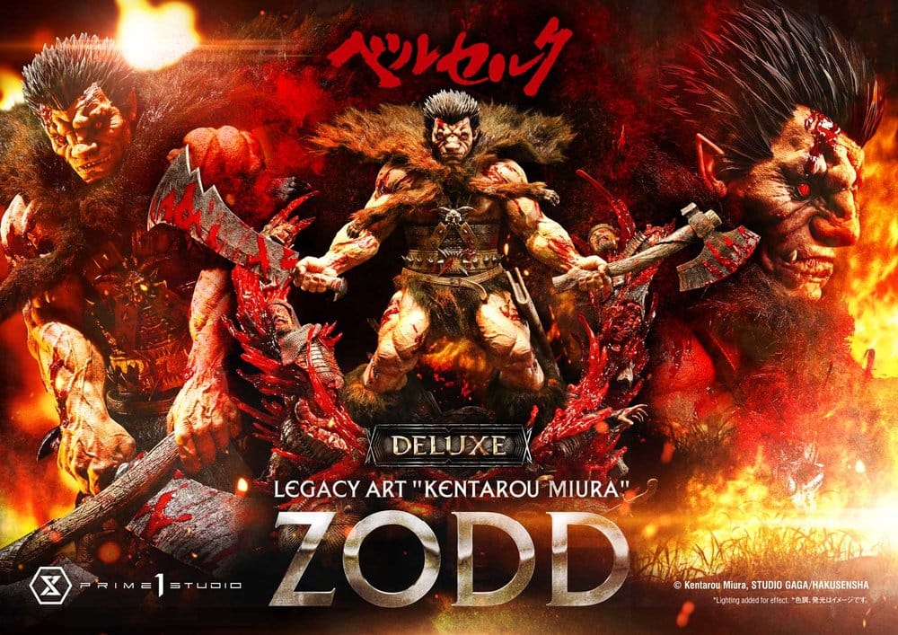 Berserk Legacy Art "Kentarou Miura" Statue 1/4 Zodd Deluxe Version 88 cm – Bild 2