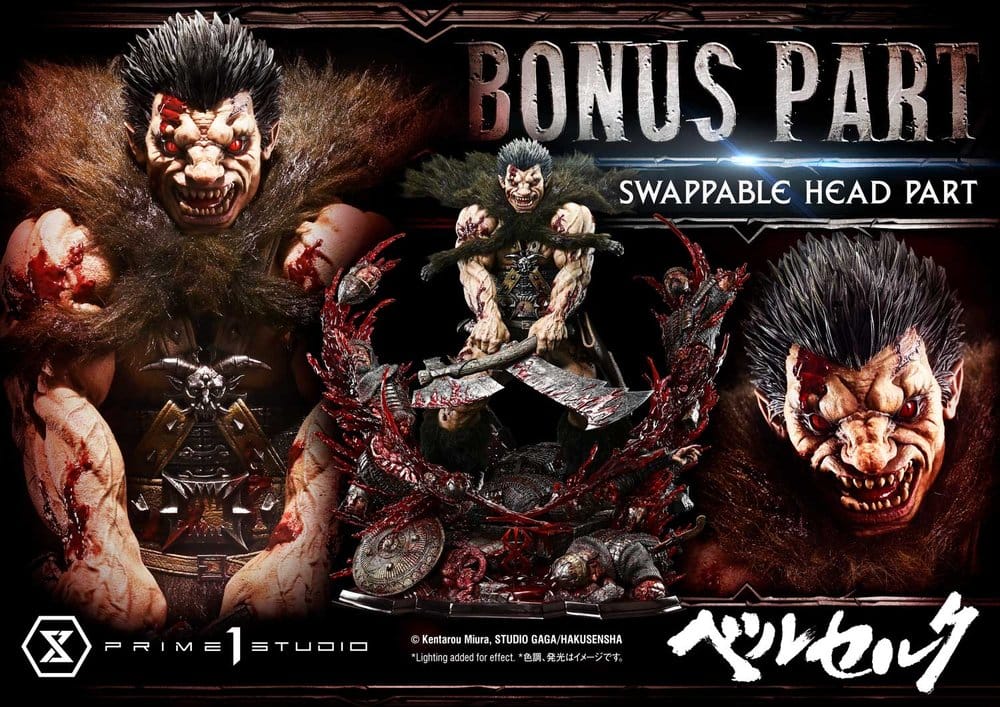 Berserk Legacy Art "Kentarou Miura" Statue 1/4 Zodd DX Bonus Version 88 cm – Bild 3