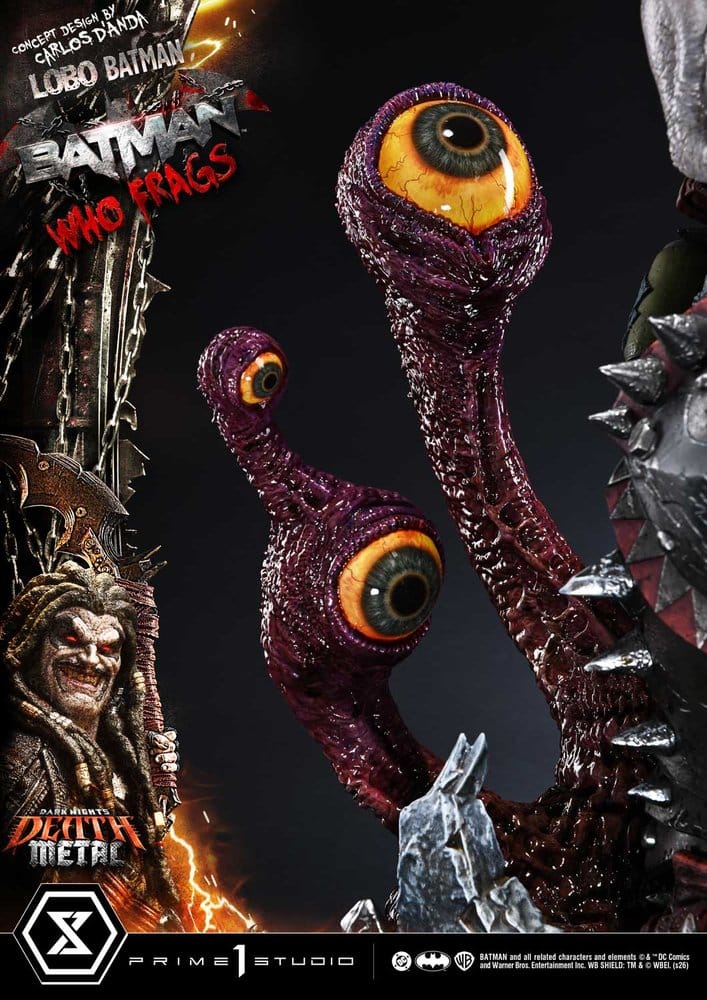 Dark Nights: Death Metal Museum Masterline Statue 1/3 Lobo Batman: Batman Who Frags Deluxe Version 81 cm – Bild 19