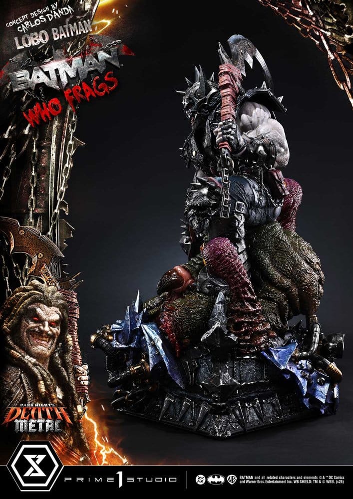 Dark Nights: Death Metal Museum Masterline Statue 1/3 Lobo Batman: Batman Who Frags Deluxe Version 81 cm – Bild 20