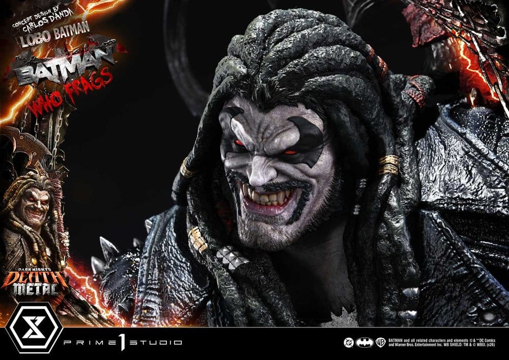 Dark Nights: Death Metal Museum Masterline Statue 1/3 Lobo Batman: Batman Who Frags Deluxe Version 81 cm – Bild 23
